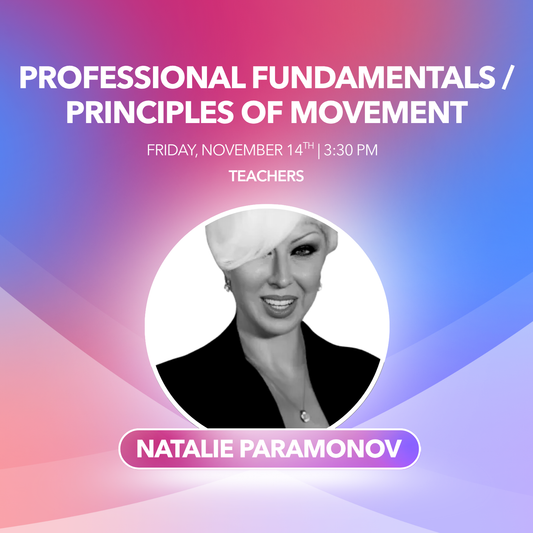 Teacher | 3:30PM | Professional Fundamentals / Principles of Movement