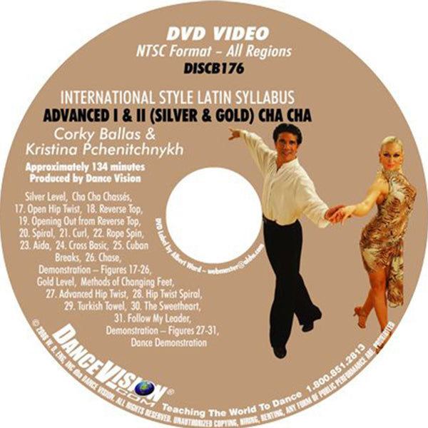 International Latin Cha Cha Silver Gold Syllabus Dance Vision