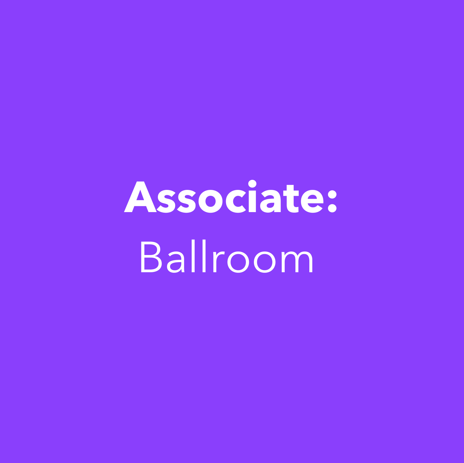 Associate Ballroom