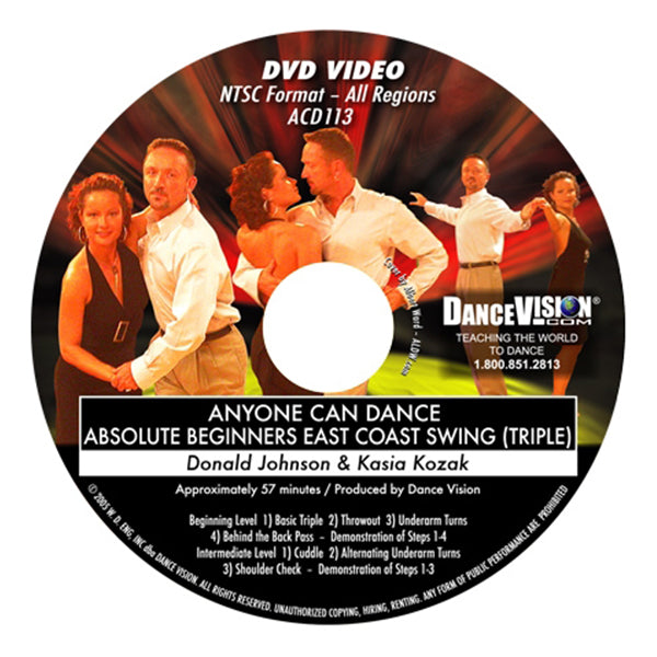 Anyone Can Dance Absolute Beginners East Coast Swing