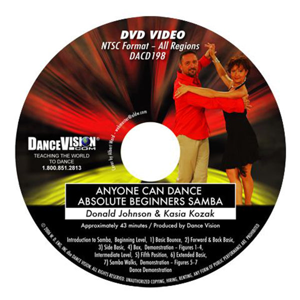 Anyone Can Dance Absolute Beginners Samba