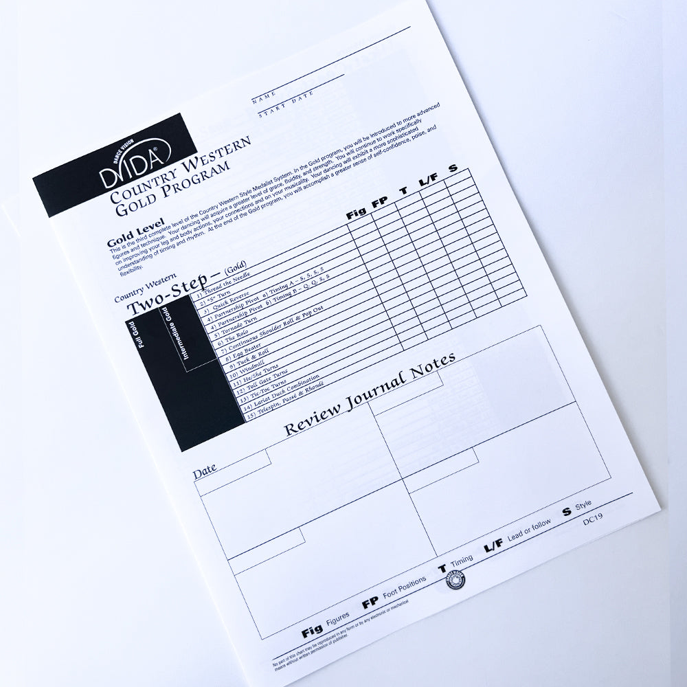 Country Western Dance Charts Dance Vision